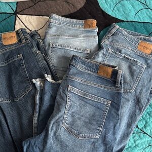 Hollister and American Eagle Women's Denim Jeans Collection